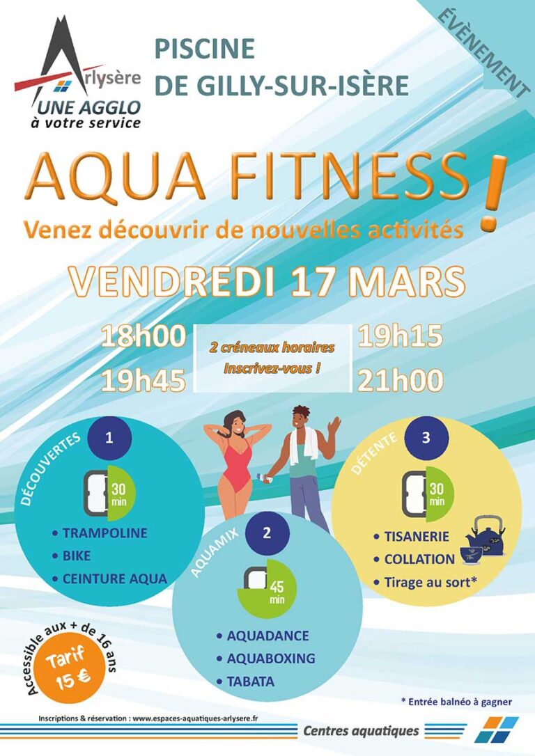 Aquafitness Piscine Gilly Espaces Aquatiques Arlys Re